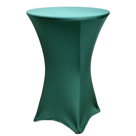 Atlas Commercial Products Spandex Fitted Stretch Table Cover for 30" Cocktail Table, Willow SP-CTC-07